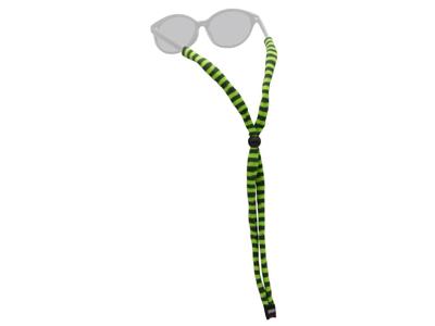 Chums Original Cotton Standard End Stripes Brillenkoord Ev Green/Forest Stripe One Size