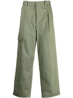 OAMC pantalon cargo à plis marqués - Vert - thumbnail