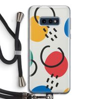 Illustratieve pop 3: Samsung Galaxy S10e Transparant Hoesje met koord Illustratieve pop 3: Samsung Galaxy S10e Transparant Hoesje met koord