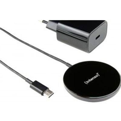 Intenso MB1 Smartphone Zwart USB Draadloos opladen Snel opladen Binnen
