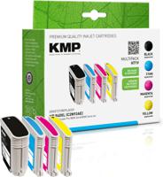 KMP Inktcartridge vervangt HP 940XL, C2N93AE, C4906AE, C4907AE, C4908AE, C4909AE Compatibel Combipack Zwart, Cyaan, Magenta, Geel H71V 1715,4005