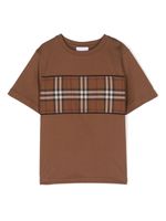 Burberry Kids t-shirt à carreaux - Marron - thumbnail