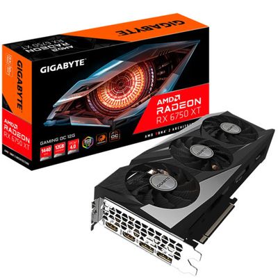 Gigabyte Radeon RX 6750 XT GAMING OC 12G - graphics card - Radeon RX 6750 XT - 12 GB