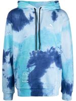 Mauna Kea hoodie à imprimé tie dye - Bleu - thumbnail