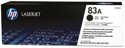 HP toner 83A, 1 500 pagina&apos;s, OEM CF283A, zwart
