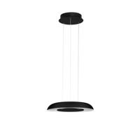 Lyora Moderne hanglampEpos Ø 40cm zwart met wit - 9345709