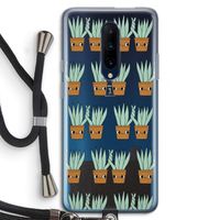 Sansevieria: OnePlus 7 Pro Transparant Hoesje met koord