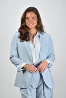 Nine In The Morning blazer Bella 9SS25-BEL17 azzurro