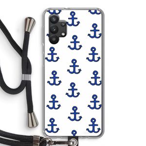 Ankers: Samsung Galaxy A32 5G Transparant Hoesje met koord