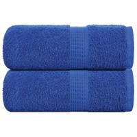 VidaXL Zeepdoekjes 2 st 30x30 cm 360 g/m² 100% katoen blauw