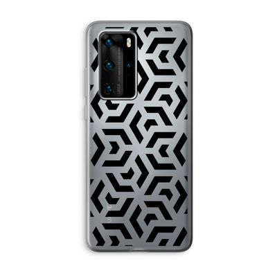 Crazy pattern: Huawei P40 Pro Transparant Hoesje