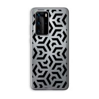 Crazy pattern: Huawei P40 Pro Transparant Hoesje