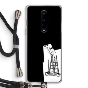Musketon Painter: OnePlus 8 Transparant Hoesje met koord