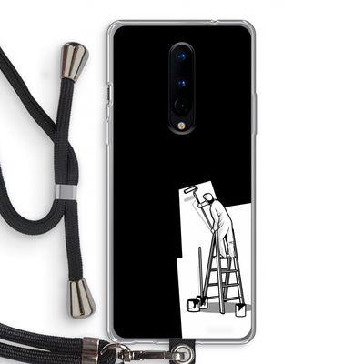 Musketon Painter: OnePlus 8 Transparant Hoesje met koord