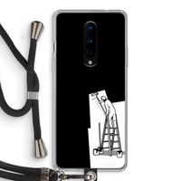 Musketon Painter: OnePlus 8 Transparant Hoesje met koord