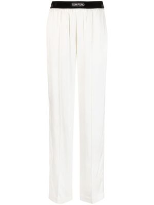 TOM FORD pantalon droit à coupe ample - Blanc