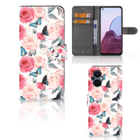 OPPO Reno 8 Lite | OnePlus Nord N20 Hoesje Butterfly Roses - thumbnail