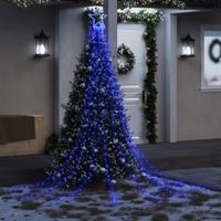 VidaXL Kerstboomverlichting 320 blauwe led's 375 cm