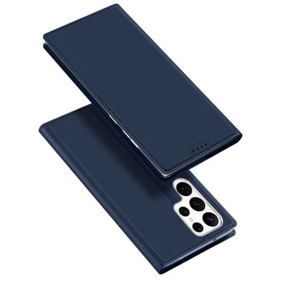 Dux Ducis - Samsung Galaxy S23 Ultra - Slim bookcase hoesje - Donkerblauw