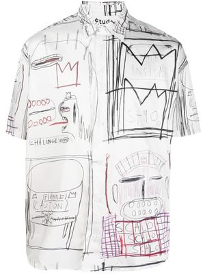Etudes x Jean-Michel Basquiat chemise à manches courtes - Blanc