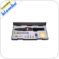 Complete gassoldeer set met toebehoren met piëzo ontsteker