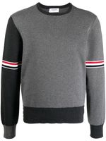 Thom Browne pull à design colour block - Gris - thumbnail