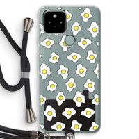 Spiegeleitjes: Pixel 5 Transparant Hoesje met koord