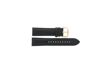 Horlogeband Fossil FS5381 / Neutra Leder Zwart 22mm