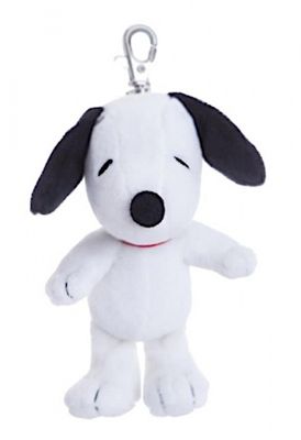 Aurora sleutelhanger Snoopy junior 12,5 cm pluche wit