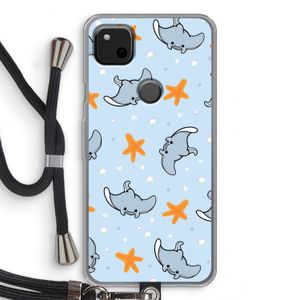 Manta: Pixel 4a Transparant Hoesje met koord