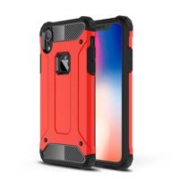 TPU + PC Armor combinatie terug Cover Case voor iPhone XR (rood) TPU + PC Armor combinatie terug Cover Case voor iPhone XR (rood)