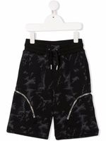 Givenchy Kids short cargo à imprimé camouflage - Noir