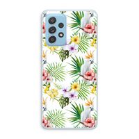 Gele kuif: Samsung Galaxy A73 Transparant Hoesje