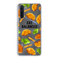 Eat Balanced: Oppo A91 Transparant Hoesje