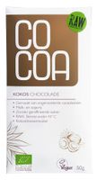 Cocoa Reep RAW Chocolade Kokos 50 gram - thumbnail