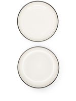 Ann Demeulemeester X Serax lot de deux plats en céramique - Blanc