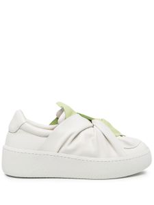 Ports 1961 baskets bicolores à design noué - Blanc