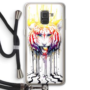 Fading: Samsung Galaxy A8 (2018) Transparant Hoesje met koord