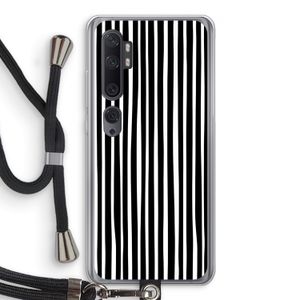 Stripes: Xiaomi Mi Note 10 Pro Transparant Hoesje met koord