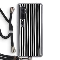 Stripes: Xiaomi Mi Note 10 Pro Transparant Hoesje met koord