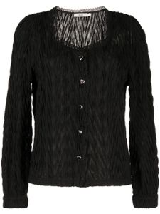 b+ab cardigan à encolure carrée - Noir