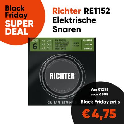 Richter RE1152 Ion Coated Elektrische Gitaarsnaren (11-52) Heavy Gauge 1809 - Aanbieding