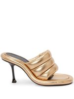 JW Anderson sandales Bumper Tubular à design matelassé - Or - thumbnail