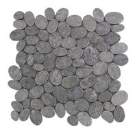 Stabigo Mosaic oval light gray 30x30 cm