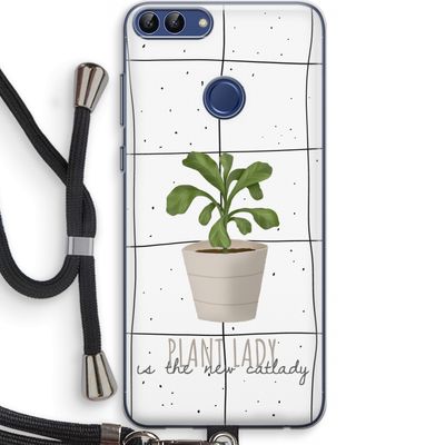 Kamerplant op vensterruit: Huawei P Smart (2018) Transparant Hoesje met koord