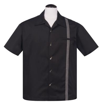 Six String Shirt, Black / White-XL