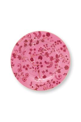 Pip Studio Gebaksbord Jolie Bloemen Roze 17cm