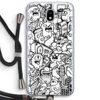 Vexx City #2: Samsung Galaxy J5 (2017) Transparant Hoesje met koord