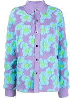 Jacquemus cardigan Le Chemise Neve Fleurs - Violet