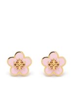 Tory Burch puces d'oreilles à fleurs - Rose